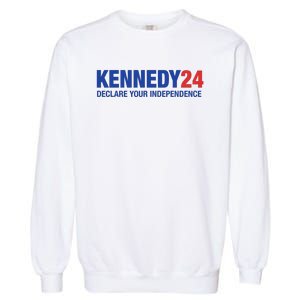 Kennedy 24 Declare Your Independence Rfk Jr Robert F Kennedy Jr For President Garment-Dyed Sweatshirt