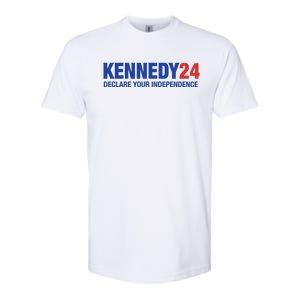 Kennedy 24 Declare Your Independence Rfk Jr Robert F Kennedy Jr For President Softstyle CVC T-Shirt