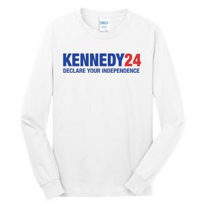 Kennedy 24 Declare Your Independence Rfk Jr Robert F Kennedy Jr For President Tall Long Sleeve T-Shirt