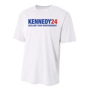 Kennedy 24 Declare Your Independence Rfk Jr Robert F Kennedy Jr For President Performance Sprint T-Shirt