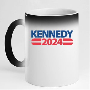 Kennedy 2024 Election Logo 11oz Black Color Changing Mug