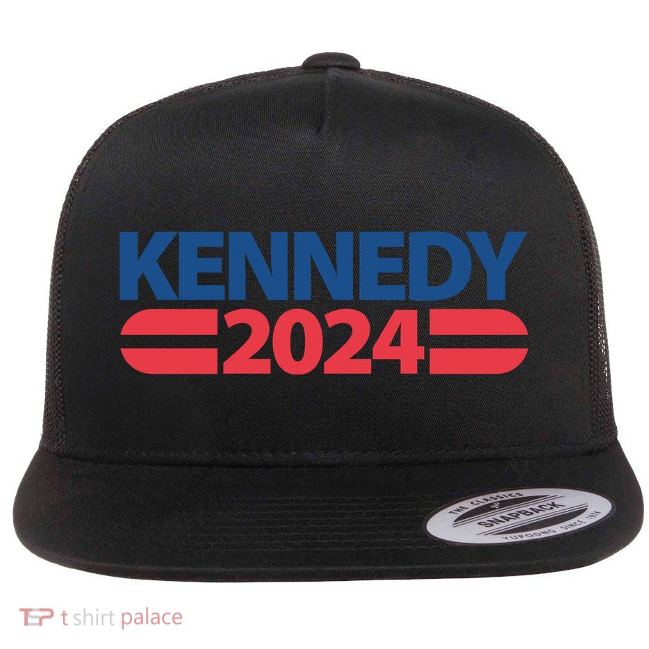 Kennedy 2024 Election Logo Flat Bill Trucker Hat