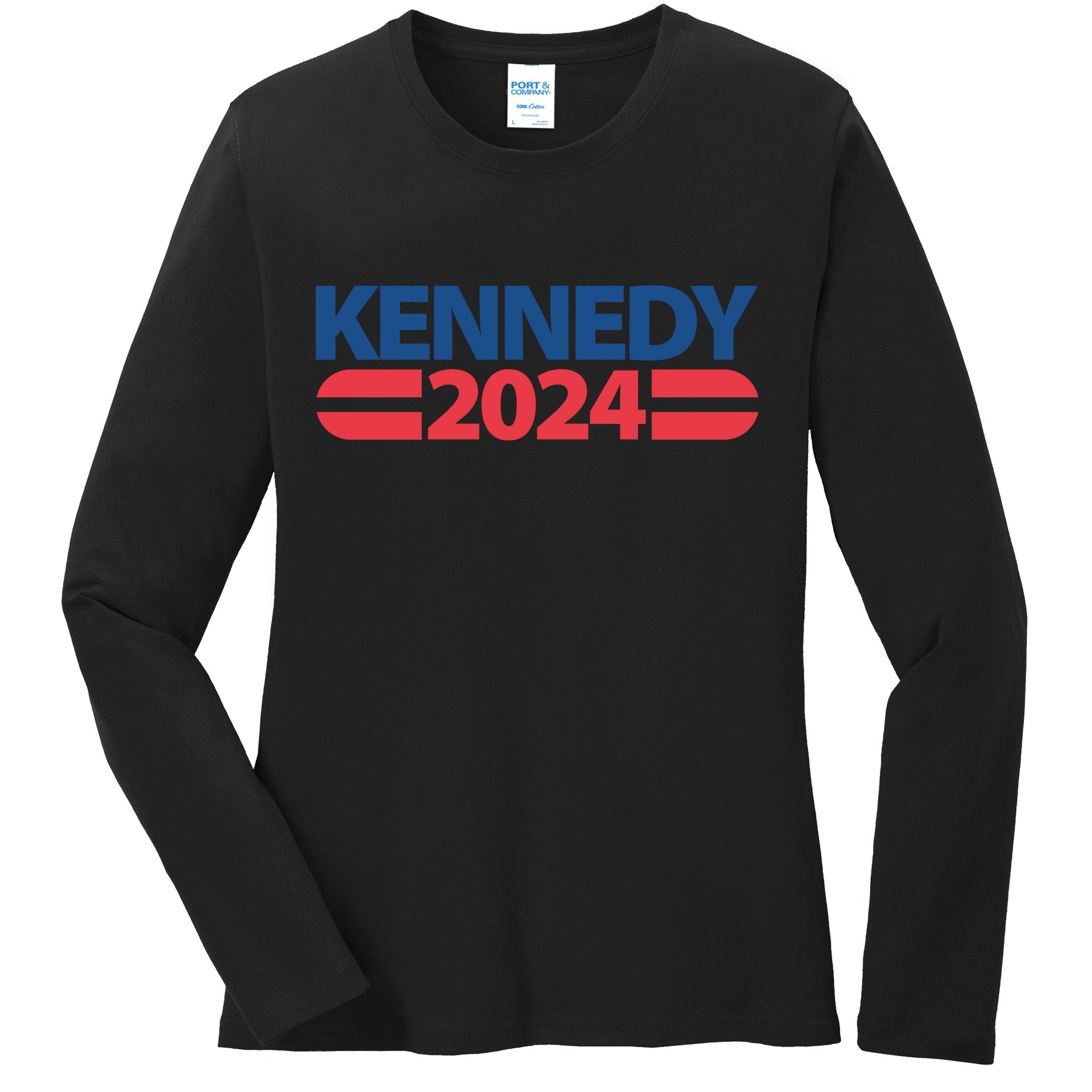 Kennedy 2024 Election Logo Ladies Long Sleeve Shirt