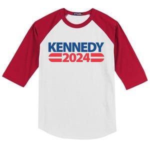 Kennedy 2024 Election Logo Kids Colorblock Raglan Jersey