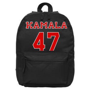 Kamala 2024 Election 47 Victory Win President Inauguration 16 in Basic Backpack