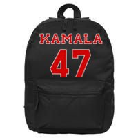 Kamala 2024 Election 47 Victory Win President Inauguration 16 in Basic Backpack