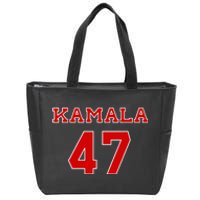 Kamala 2024 Election 47 Victory Win President Inauguration Zip Tote Bag