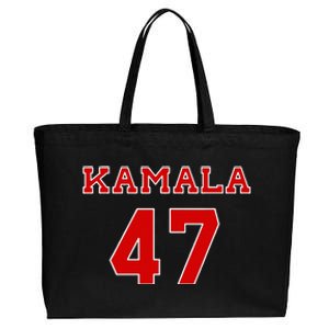 Kamala 2024 Election 47 Victory Win President Inauguration Cotton Canvas Jumbo Tote