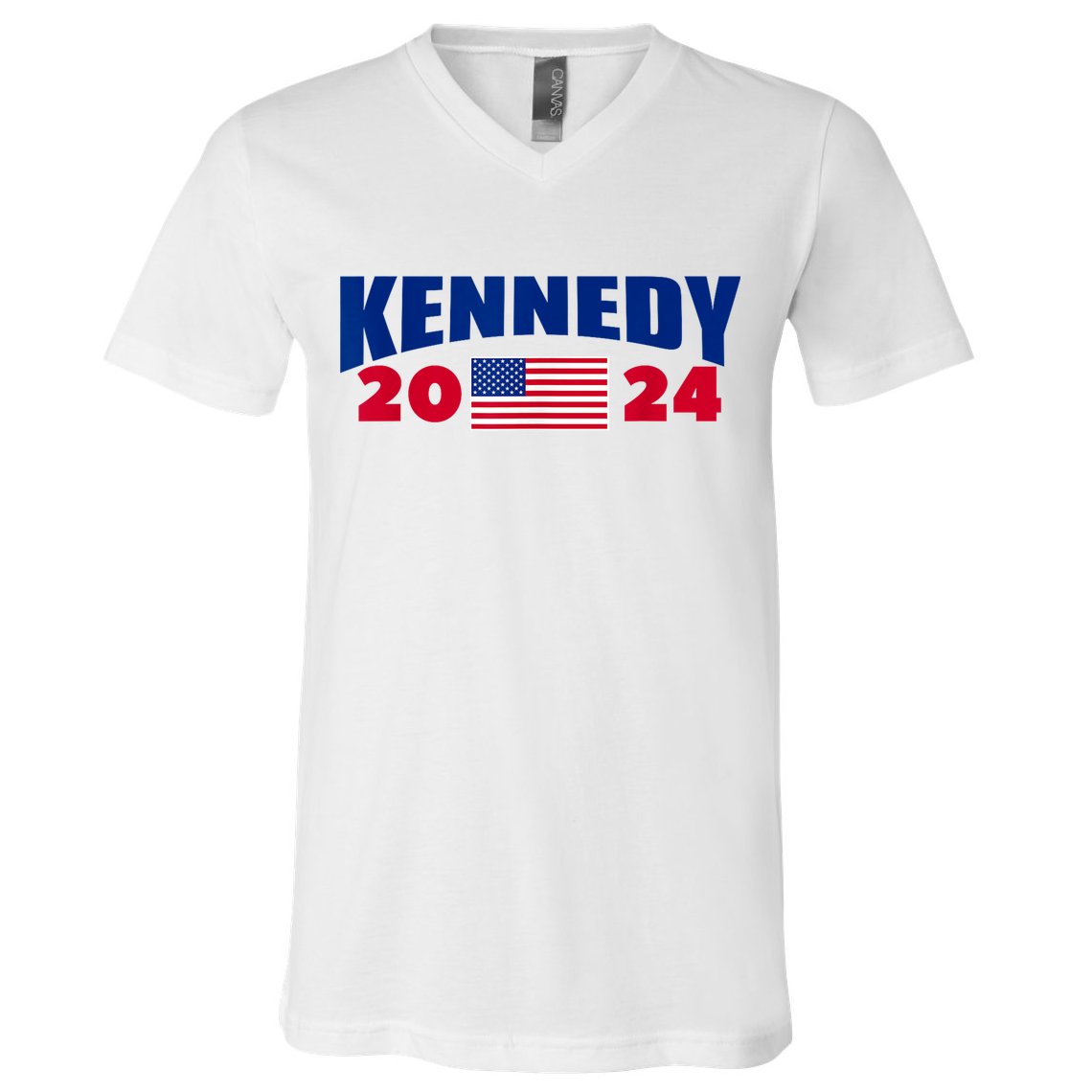 Kennedy 2024 For President V-Neck T-Shirt