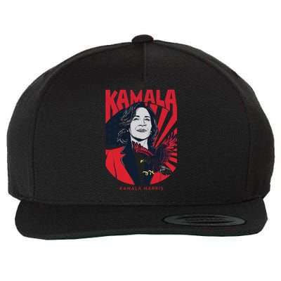 Kamalaharris 2024 For President Campaign Wool Snapback Cap