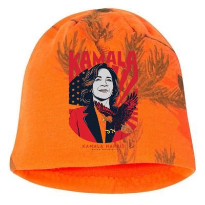 Kamalaharris 2024 For President Campaign Kati - Camo Knit Beanie