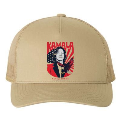 Kamalaharris 2024 For President Campaign Yupoong Adult 5-Panel Trucker Hat