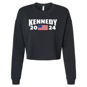 Kennedy 2024 For President Election Cropped Pullover Crew