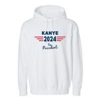 Kanye 2024 For President Garment-Dyed Fleece Hoodie