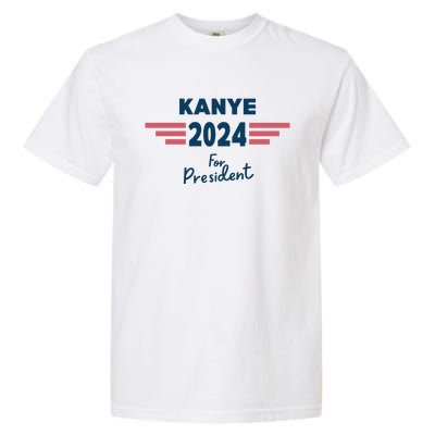 Kanye 2024 For President Garment-Dyed Heavyweight T-Shirt