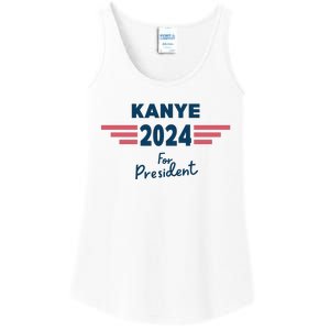 Kanye 2024 For President Ladies Essential Tank