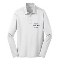 Kanye 2024 For President Silk Touch Performance Long Sleeve Polo