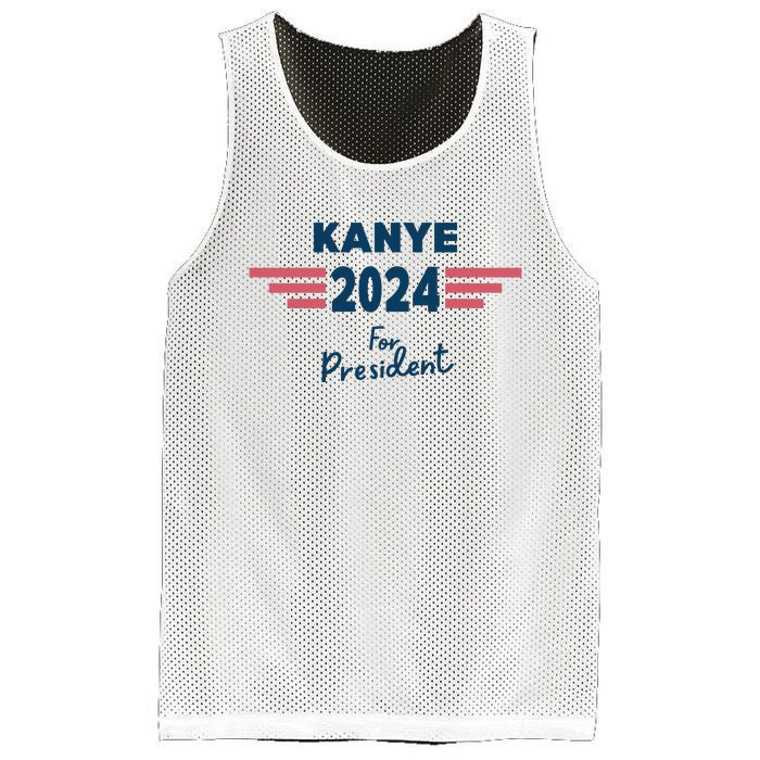 Kanye 2024 For President Mesh Reversible Basketball Jersey Tank