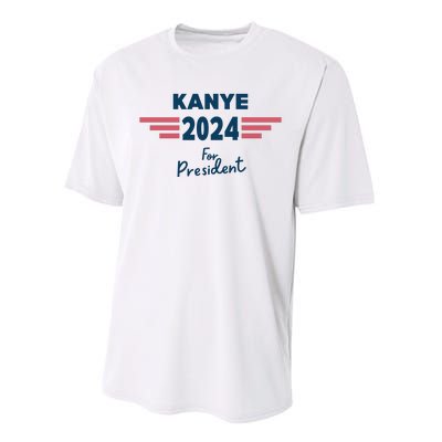 Kanye 2024 For President Performance Sprint T-Shirt