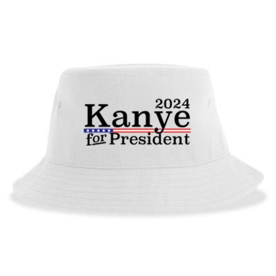 Kanye 2024 For President Sustainable Bucket Hat