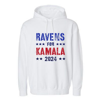 Kamala 2024 Feminist Grab Him By Ballot Garment-Dyed Fleece Hoodie