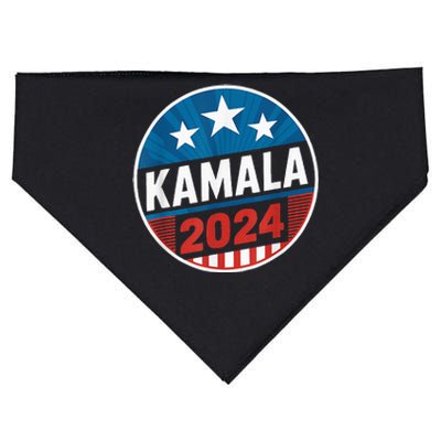 Kamalaharris 2024 For President Campaign USA-Made Doggie Bandana