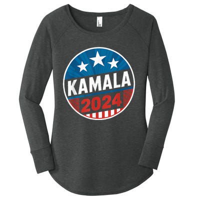 Kamalaharris 2024 For President Campaign Women's Perfect Tri Tunic Long Sleeve Shirt