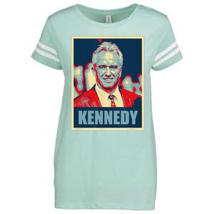 Kennedy 2024 For President Election Poster Enza Ladies Jersey Football T-Shirt