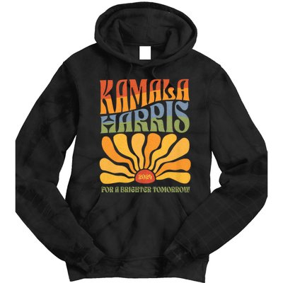 Kamala 2024 For The Brighter Tomorrow Harris 2024 Tie Dye Hoodie