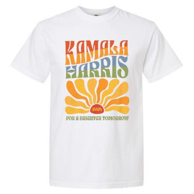 Kamala 2024 For The Brighter Tomorrow Harris 2024 Garment-Dyed Heavyweight T-Shirt