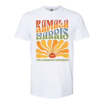 Kamala 2024 For The Brighter Tomorrow Harris 2024 Softstyle CVC T-Shirt