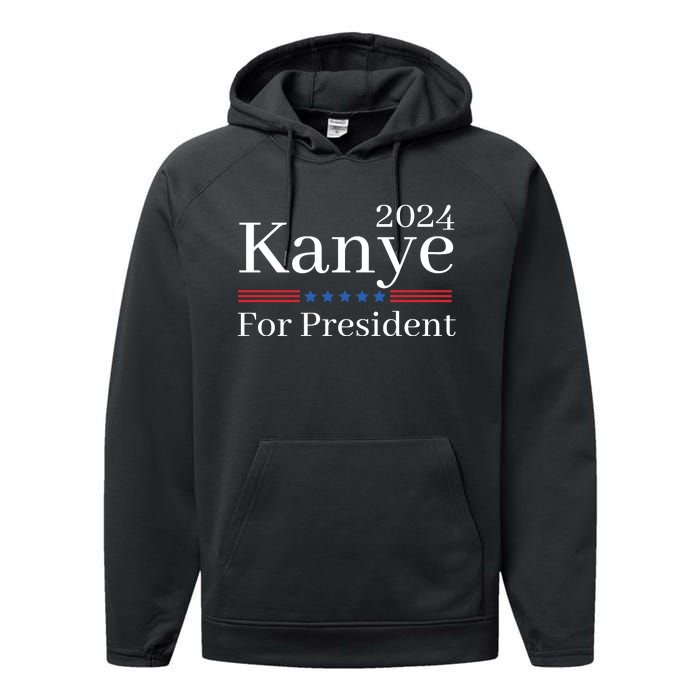 Kanye 2024 For President Performance Fleece Hoodie