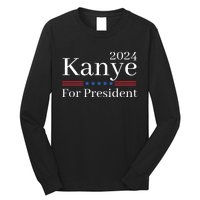 Kanye 2024 For President Long Sleeve Shirt