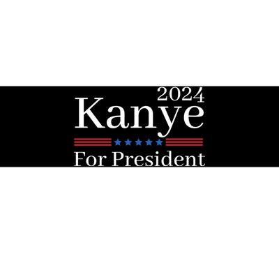 Kanye 2024 For President Bumper Sticker