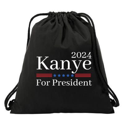 Kanye 2024 For President Drawstring Bag