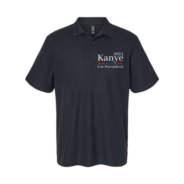 Kanye 2024 For President Softstyle Adult Sport Polo