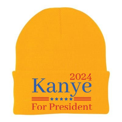 Kanye 2024 For President Knit Cap Winter Beanie