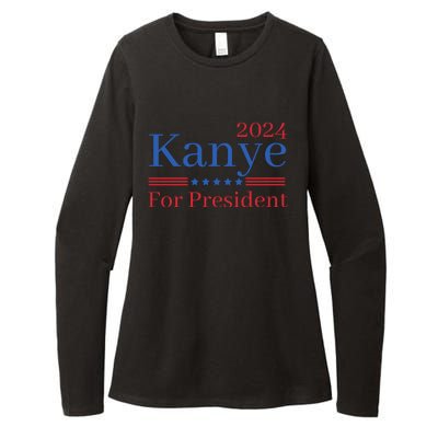 Kanye 2024 For President Womens CVC Long Sleeve Shirt