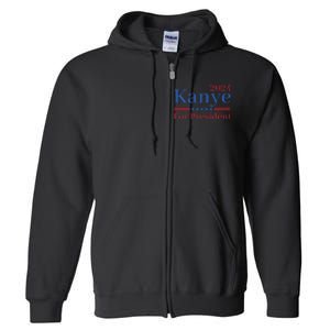 Kanye 2024 For President Full Zip Hoodie