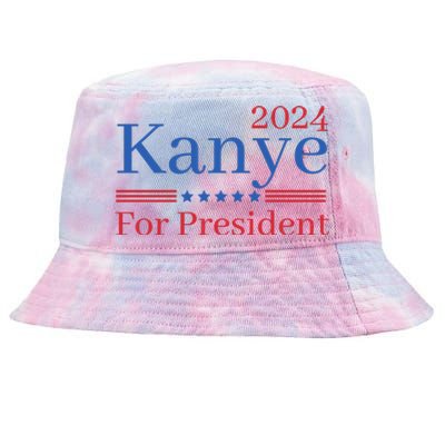 Kanye 2024 For President Tie-Dyed Bucket Hat