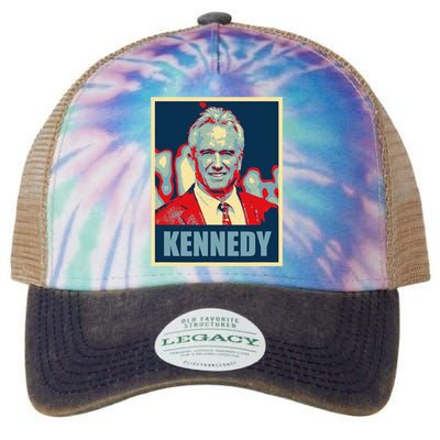 Kennedy 2024 For President Election Poster Legacy Tie Dye Trucker Hat