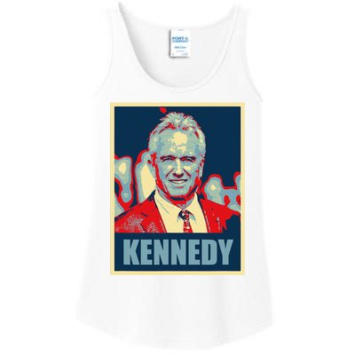 Kennedy 2024 For President Election Poster Ladies Essential Tank