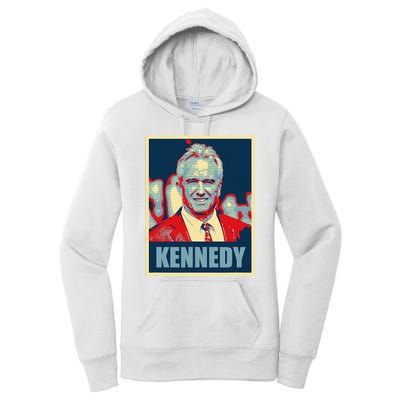 Kennedy 2024 For President Election Poster Women's Pullover Hoodie