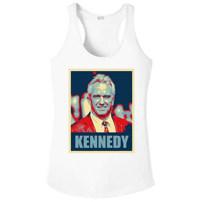 Kennedy 2024 For President Election Poster Ladies PosiCharge Competitor Racerback Tank