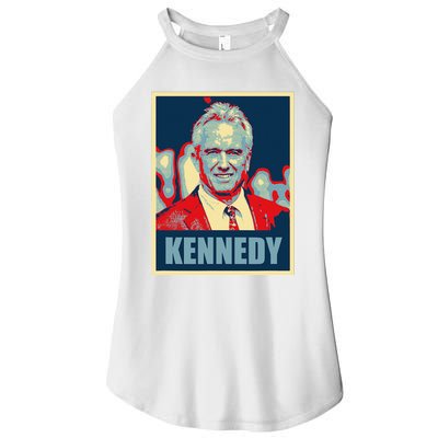 Kennedy 2024 For President Election Poster Women's Perfect Tri Rocker Tank