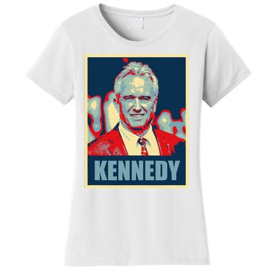 Kennedy 2024 For President Election Poster Women's T-Shirt