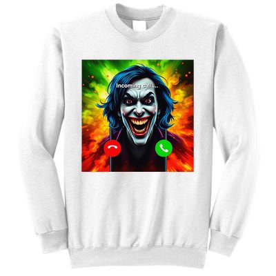 Kamala 2024 Horror Incoming Call From Evil Jonkler Halloween Sweatshirt