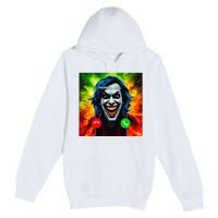 Kamala 2024 Horror Incoming Call From Evil Jonkler Halloween Premium Pullover Hoodie