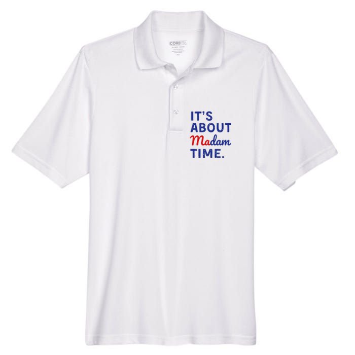 Kamala 2024 ItS About Madam Time Men's Origin Performance Pique Polo