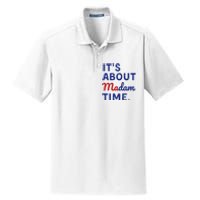 Kamala 2024 ItS About Madam Time Dry Zone Grid Polo